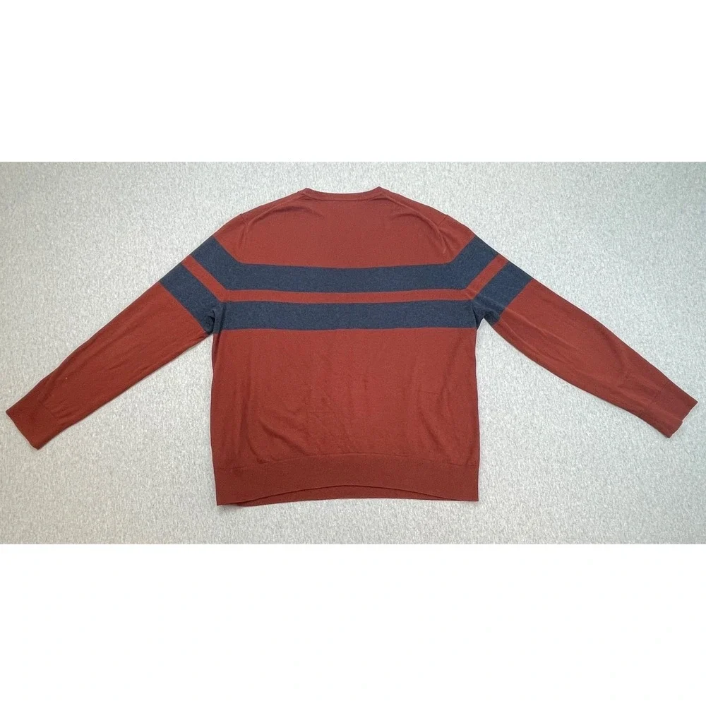 Banana Republic Sweater Mens XL Silk Cashmere Cotton Crew Neck Long Sleeve